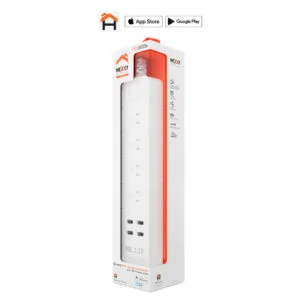 Regleta inteligente Wi-Fi con puertos USB para carga-110V-Nexxt