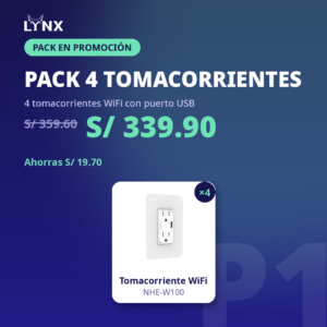 Pack 4 Tomacorrientes – P1